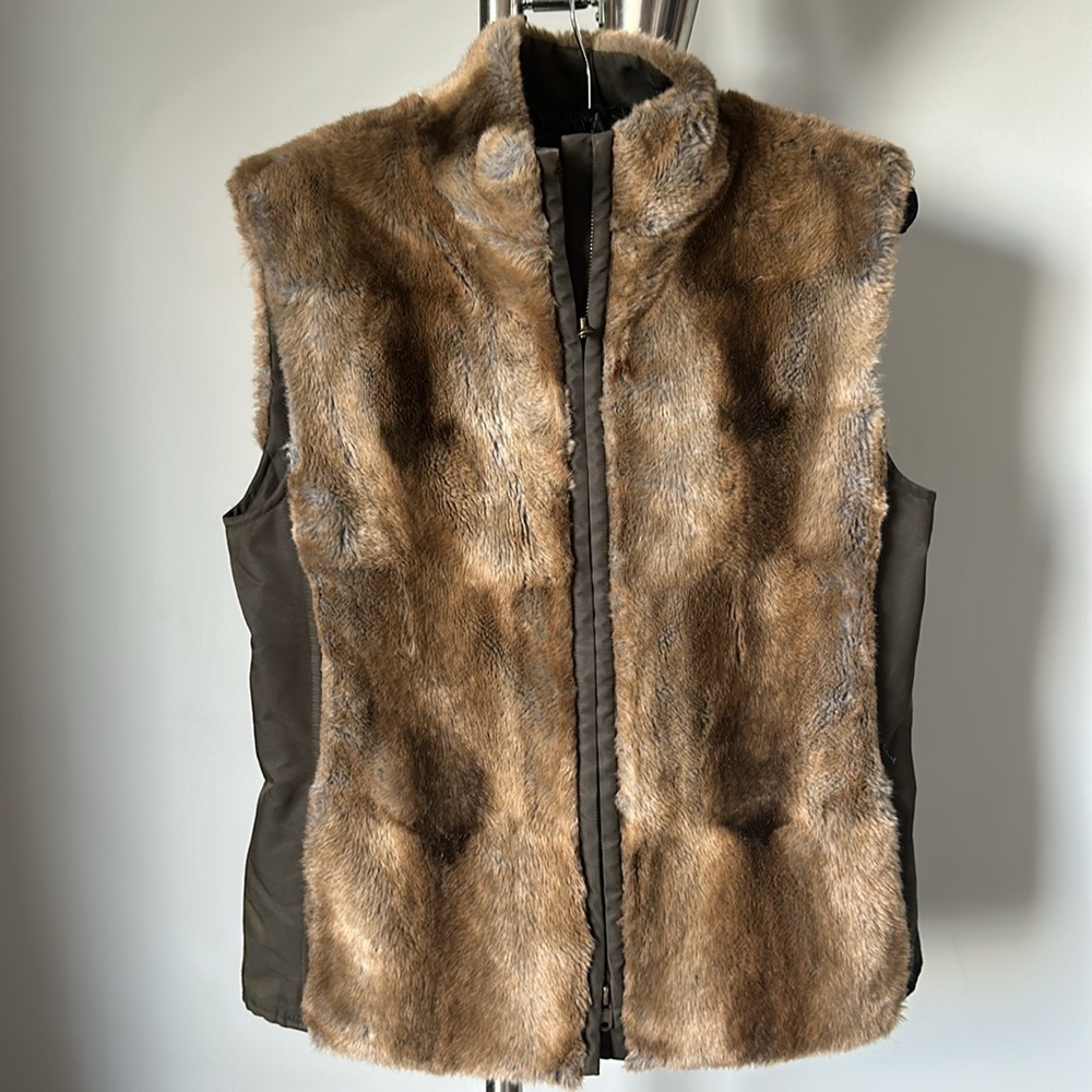 Vintage Carlisle Faux Fur Vest